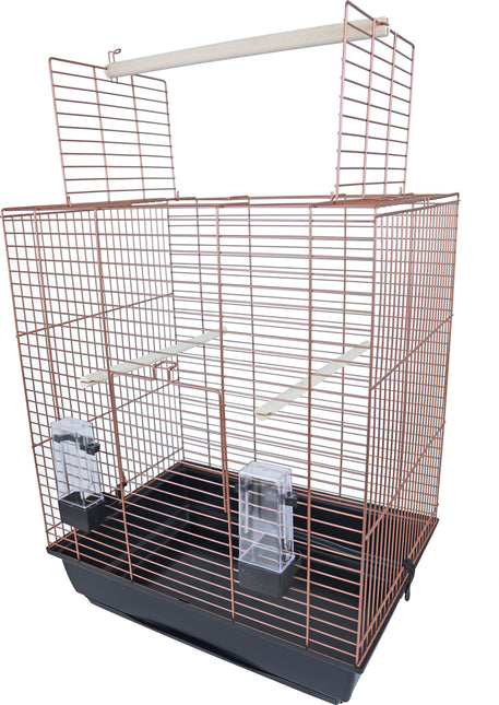 AnimalstoreXL Interzoo Vogelkooi Big Ara Koper Zwart