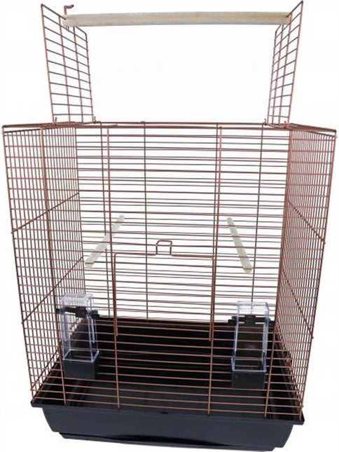 AnimalstoreXL Interzoo Vogelkooi Big Ara Koper Zwart