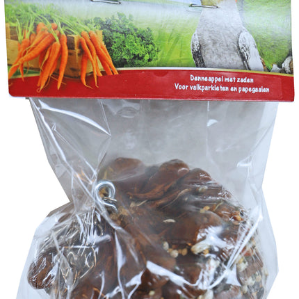 AnimalstoreXL JR Farm Denneappel met Zaad Grasp. en Pap.195gr