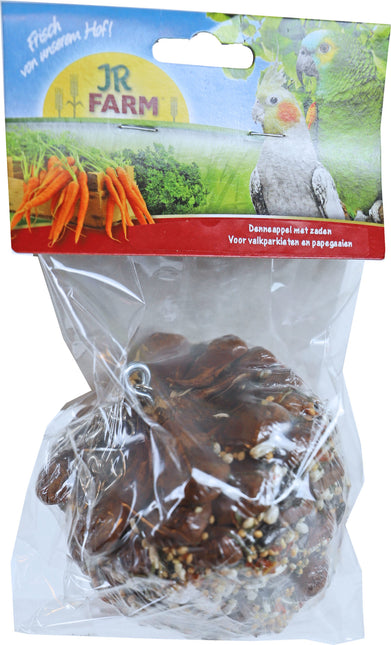 AnimalstoreXL JR Farm Denneappel met Zaad Grasp. en Pap.195gr
