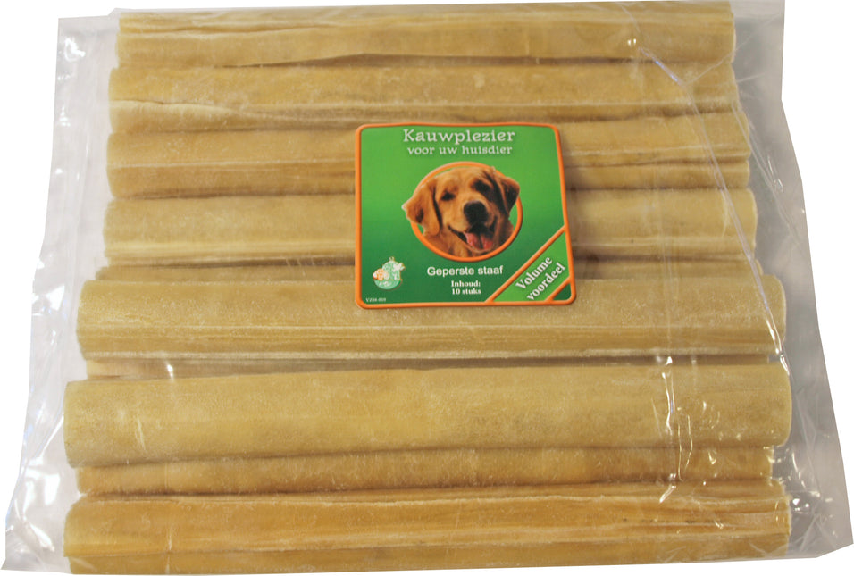 AnimalstoreXL Kauwstaaf 30mm25cm Zak a 10 stuks