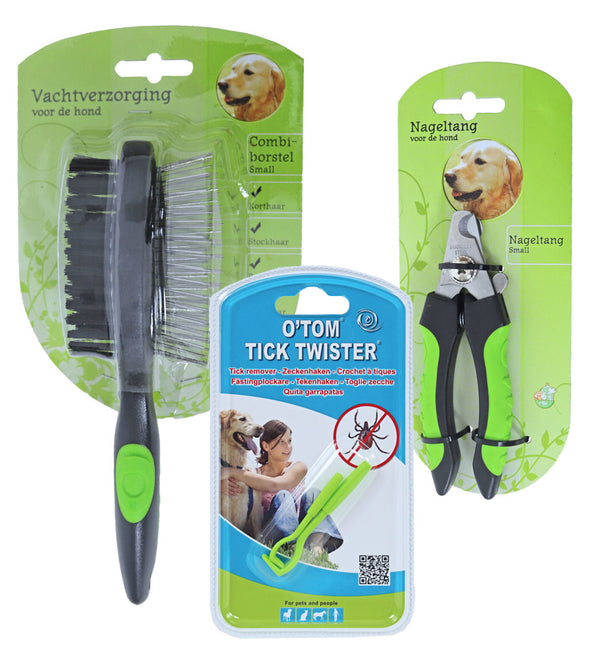 AnimalstoreXL Kleine Hond Vacht & Nagels Bundel