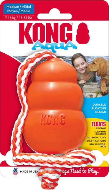 AnimalstoreXL Kong Aqua met Touw Drijvend Medium