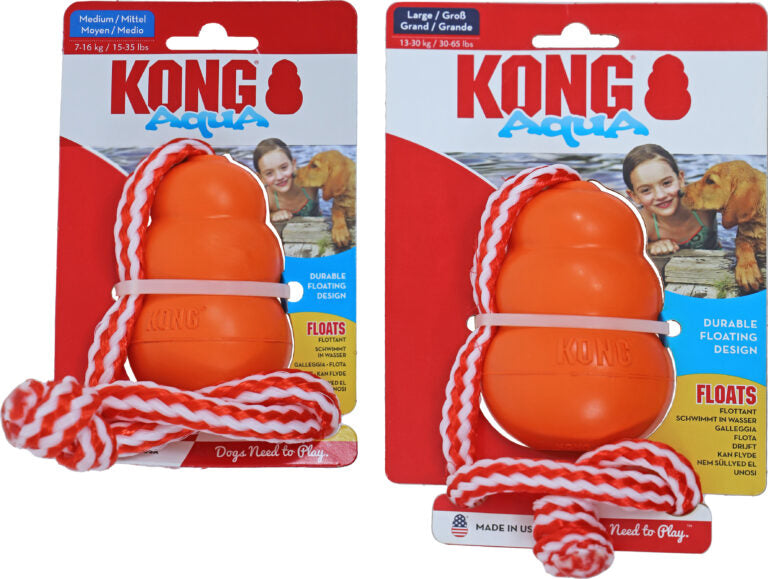 AnimalstoreXL Kong Aqua met Touw Drijvend Medium