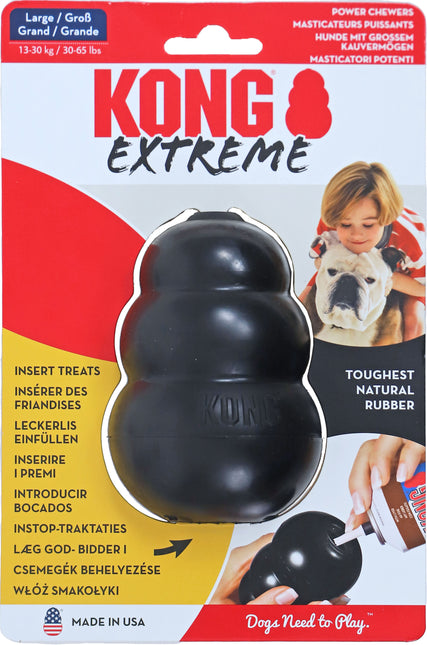 AnimalstoreXL Kong Extreme Rubber Zwart xxL