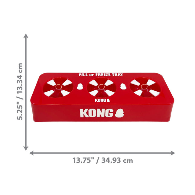 AnimalstoreXL Kong Fill Or Freeze Tray Rood
