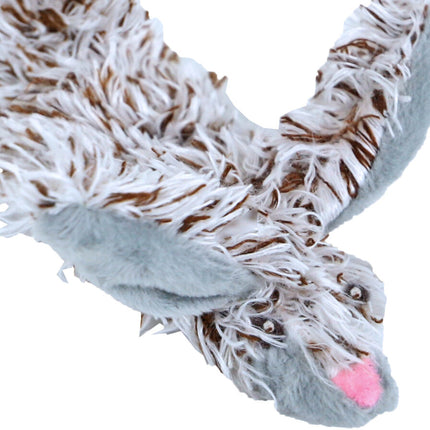 AnimalstoreXL Konijn Plat Grijs met piep 35cm