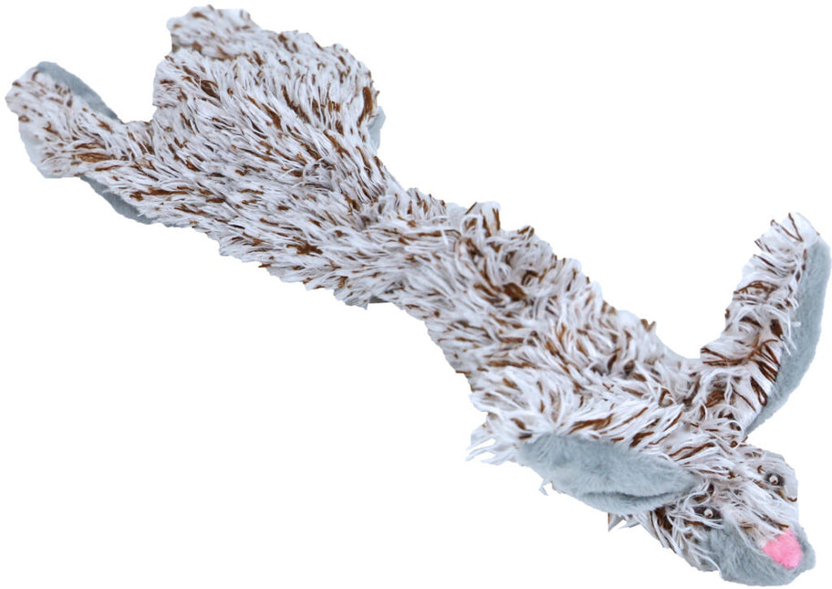 AnimalstoreXL Konijn Plat Grijs met piep 35cm