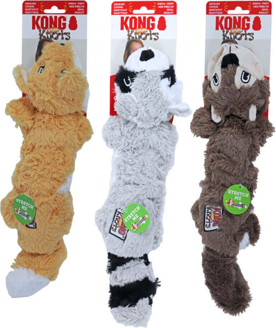 AnimalstoreXL Kong Scrunchknots Eekhoorn Medium Large