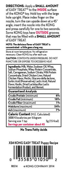 AnimalstoreXL Kong Spuitbus Puppy Treat