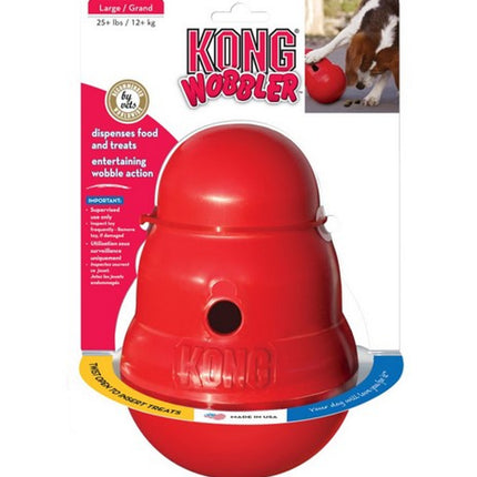 Kong Wobbler Rot Klein - Groß