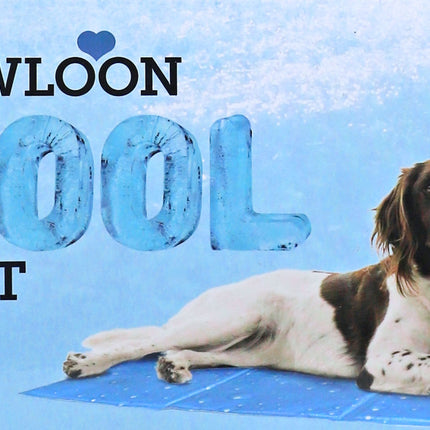 AnimalstoreXL Kowloon Cool Mat Blauw Bubble Large 90x50cm