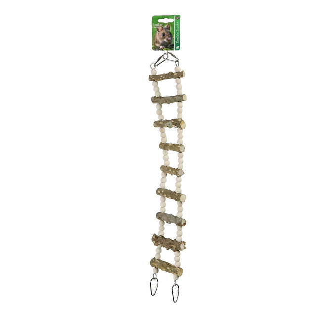 AnimalstoreXL Boon Ladder Brug 9-Traps Hout met Kralen 46cm