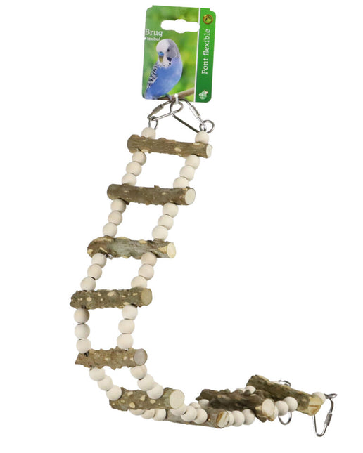 AnimalstoreXL Boon Ladder Brug 9-Traps Hout met Kralen 46cm