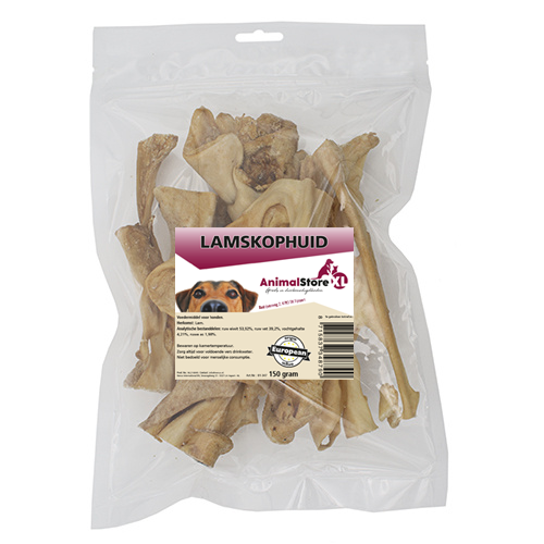 AnimalstoreXL Lamskophuid 150g