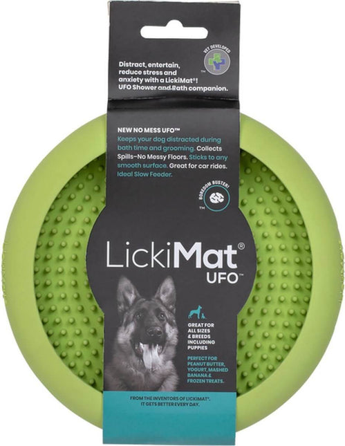 AnimalstoreXL Lickimat Likmat Ufo Hond Groen 18x3cm