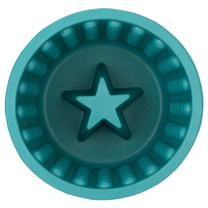 AnimalstoreXL Lickimat Yoggie Pot Hond Turquoise 8cm