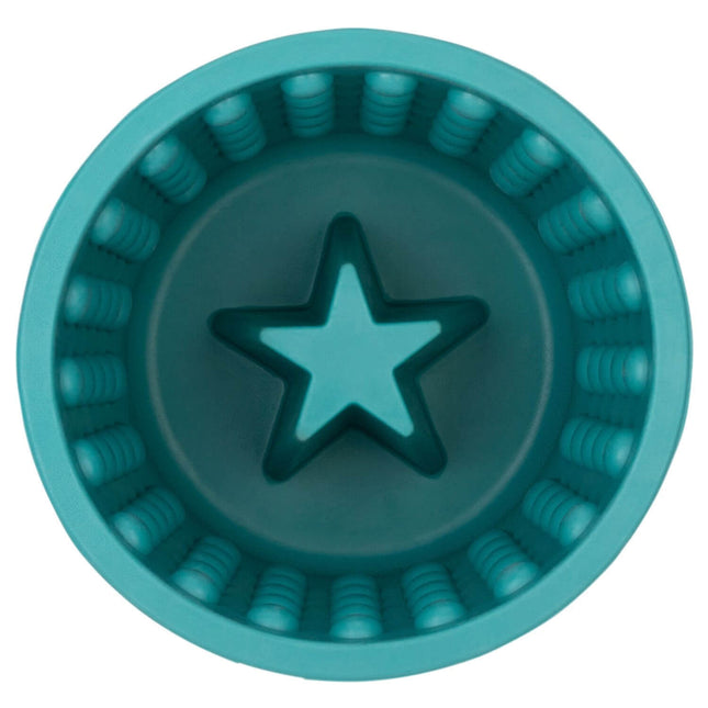 AnimalstoreXL Lickimat Yoggie Pot Hond Turquoise 8cm