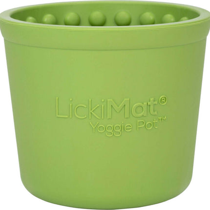 AnimalstoreXL Lickimat Yoggie Pot Hond Groen 8cm