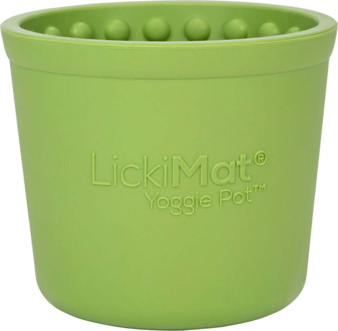 AnimalstoreXL Lickimat Yoggie Pot Hond Groen 8cm