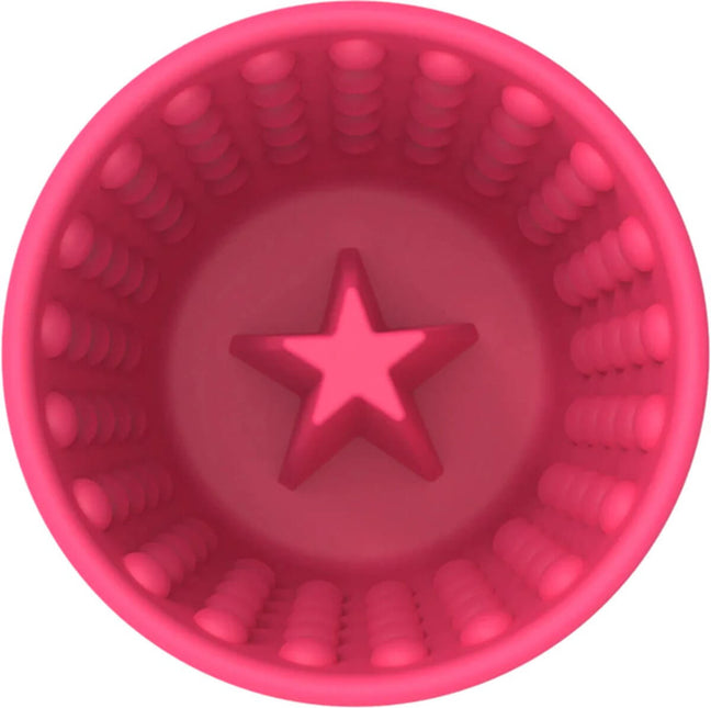 AnimalstoreXL Lickimat Yoggie Pot Hond Roze 8cm