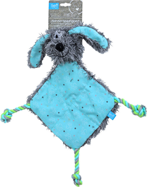 AnimalstoreXL Lief! H.Splg. Boys Teckel Plat met Piep Ass. 40cm