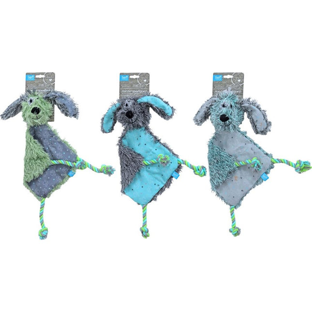 AnimalstoreXL Lief! H.Splg. Boys Teckel Plat met Piep Ass. 40cm