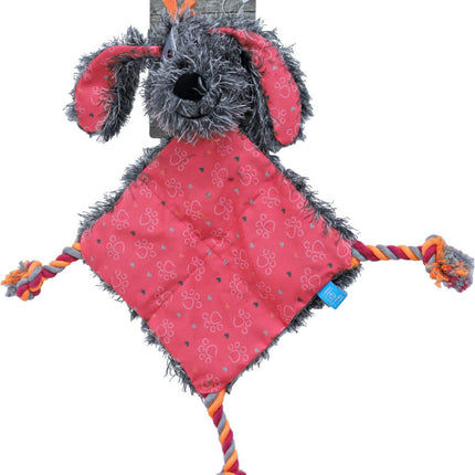 AnimalstoreXL Lief! H.Splg. Girls Teckel Plat met Piep Ass. 40cm