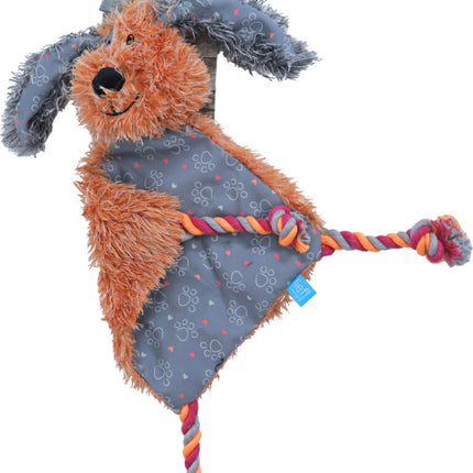 AnimalstoreXL Lief! H.Splg. Girls Teckel Plat met Piep Ass. 40cm