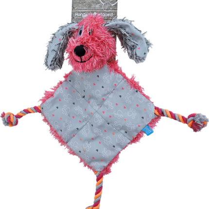 AnimalstoreXL Lief! H.Splg. Girls Teckel Plat met Piep Ass. 40cm