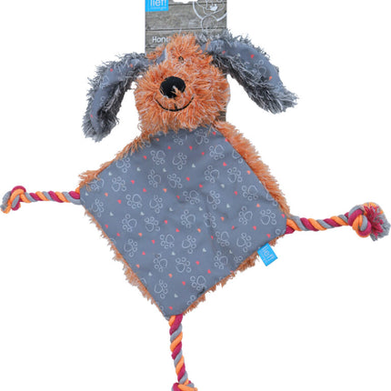 AnimalstoreXL Lief! H.Splg. Girls Teckel Plat met Piep Ass. 40cm