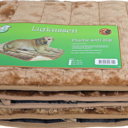 AnimalstoreXL Ligkussen Pluche A. Slip Bruin 87X58cm