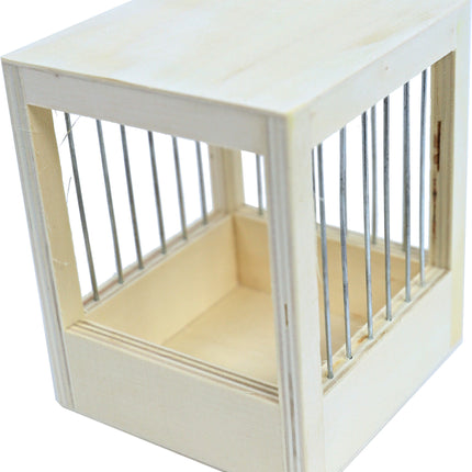 AnimalstoreXL Nestkastje Hout met Tralies