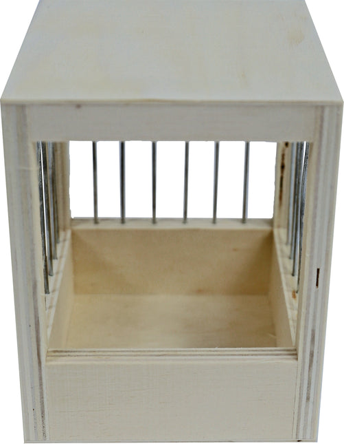 Nistkasten Holz mit Gitter