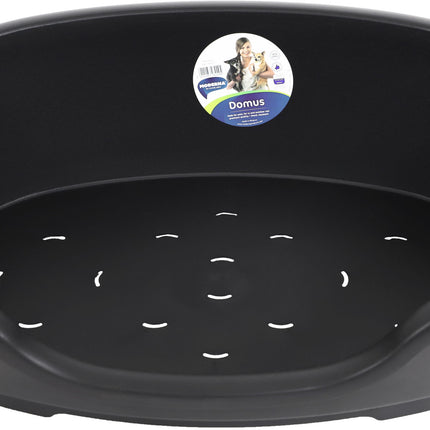 AnimalstoreXL Mand Plastic Zwart 60cm