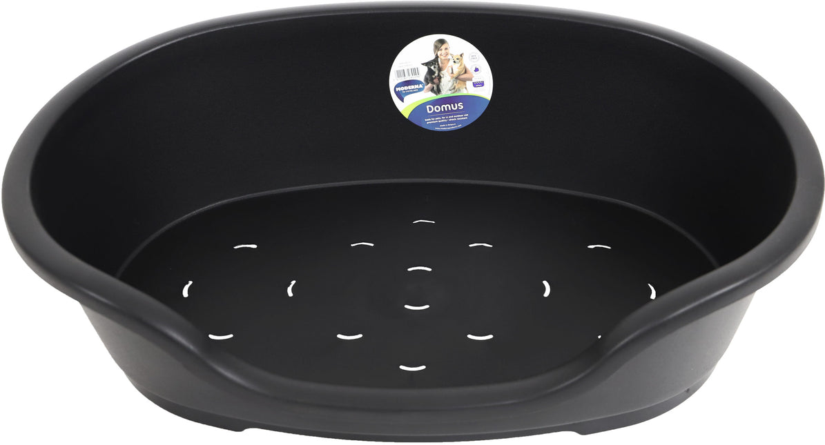 AnimalstoreXL Mand Plastic Zwart 60cm