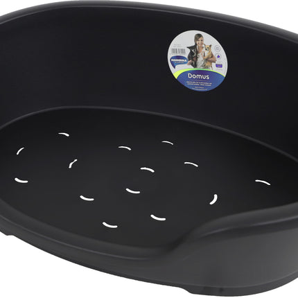 AnimalstoreXL Mand Plastic Zwart 60cm