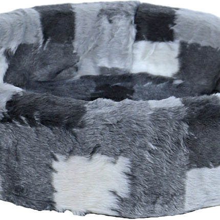 AnimalstoreXL Mand Teddy Mix/Blok Grijs Nr.2 50cm