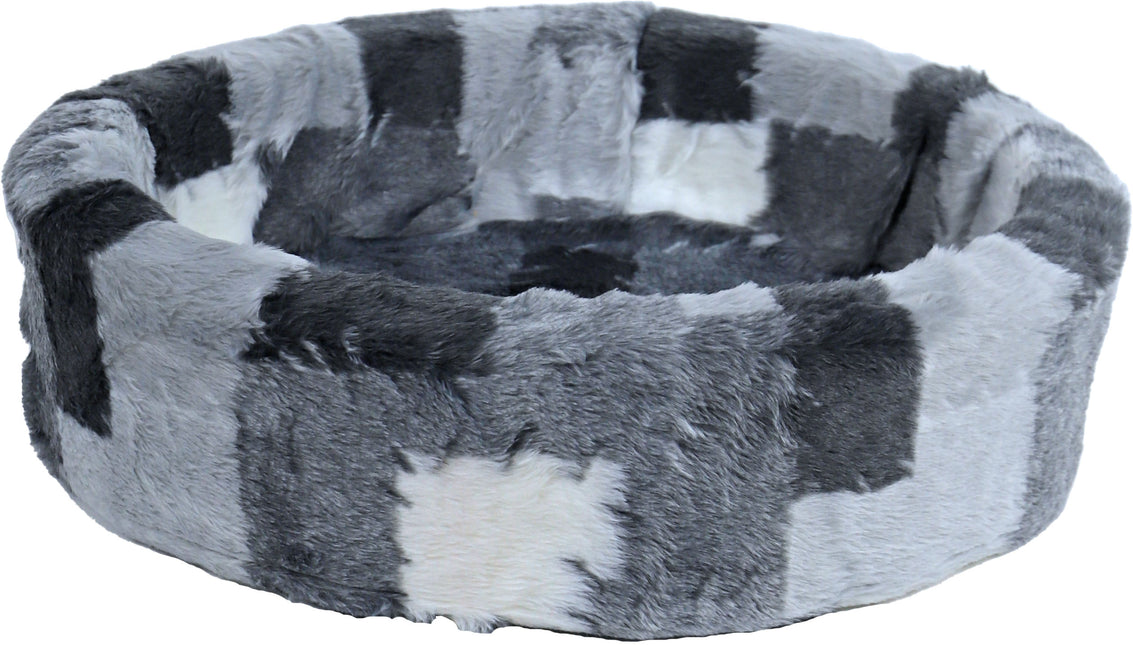 AnimalstoreXL Mand Teddy Mix/Blok Grijs Nr.2 50cm