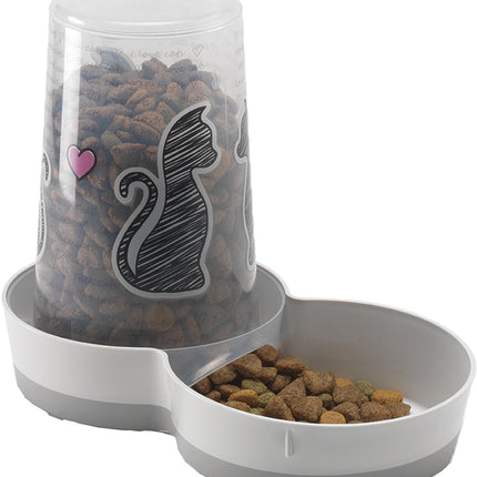 AnimalstoreXL Moderna Drink Voersilo Pl. Catsinlove 1.5 liter