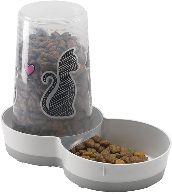 AnimalstoreXL Moderna Drink Voersilo Pl. Catsinlove 1.5 liter