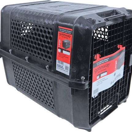AnimalstoreXL Moderna Reiskennel Gateway Large Black Recycled