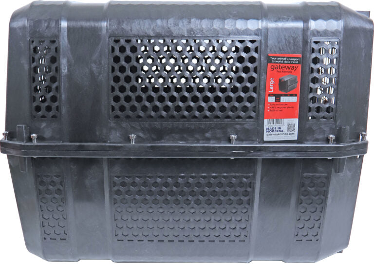 AnimalstoreXL Moderna Reiskennel Gateway Large Black Recycled