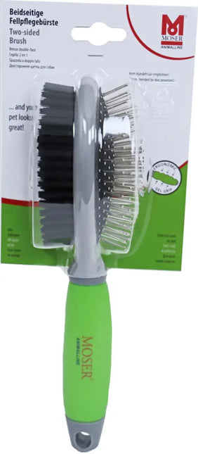 AnimalstoreXL Moser Borstel Twee Zijdig