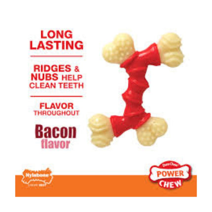 Nylabone Doppelbogen mit Speck