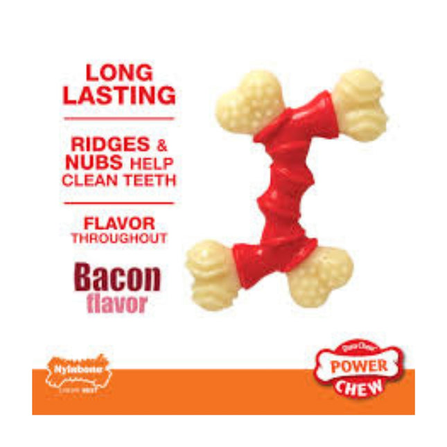 Nylabone Doppelbogen mit Speck