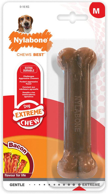 AnimalstoreXL Nylabone Wolf Bot Bacon