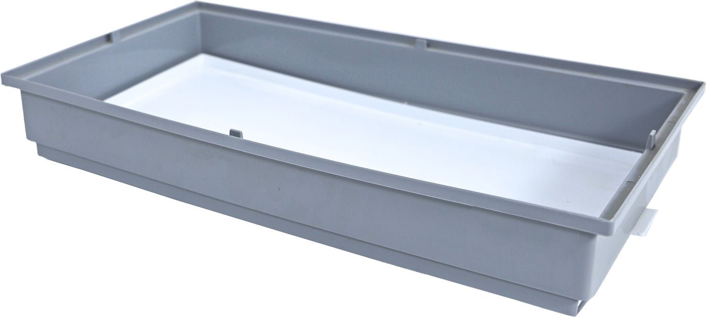 AnimalstoreXL Onderbak met Lade Grijs/Wit