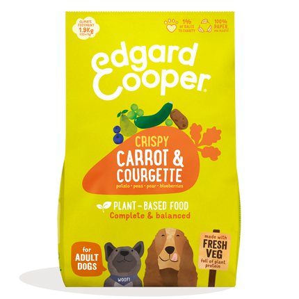 AnimalstoreXL Edgard & Cooper Plantaardige Brok Volwassen Hond Wortel & Courgette