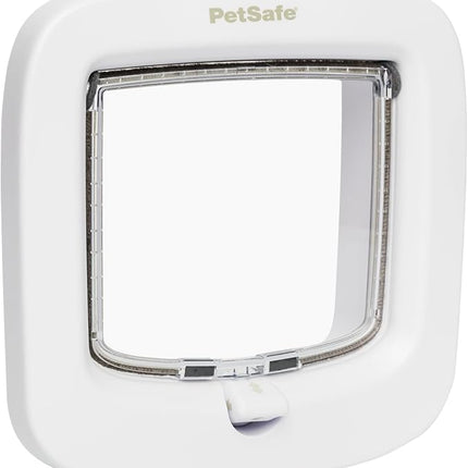 Petsafe Katzenklappe Handm. 4Lock Weiß Ppa